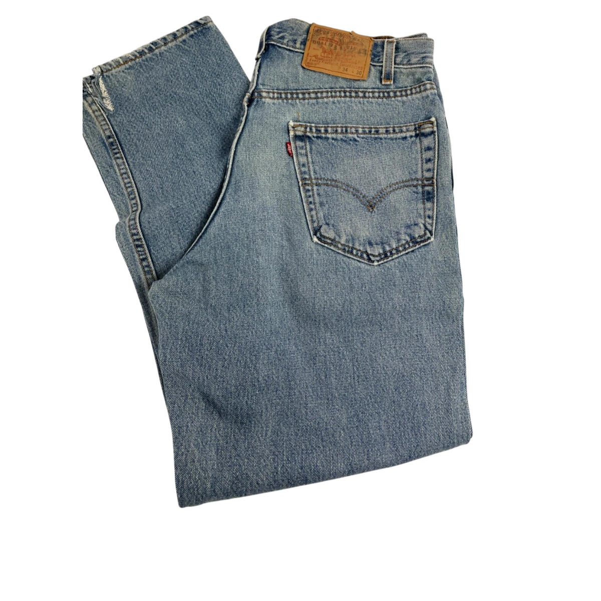 Levi's Men's Blue 550 Regular Fit Straight Leg Jeans Size W 34 L 30