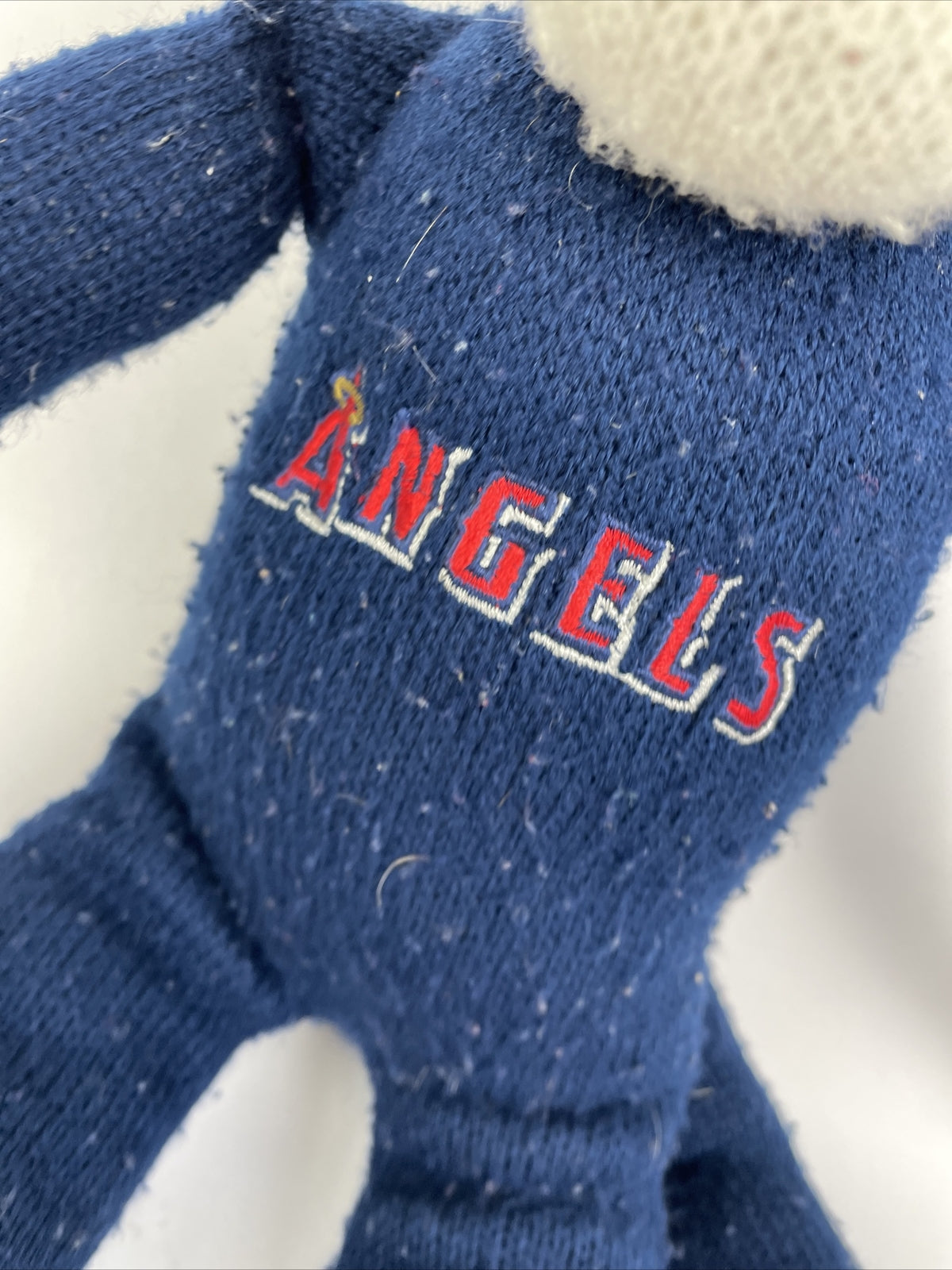 Anaheim Angels Baseball Team Red Rally Monkey KNIT Doll MLB BASEBALL FOREVER