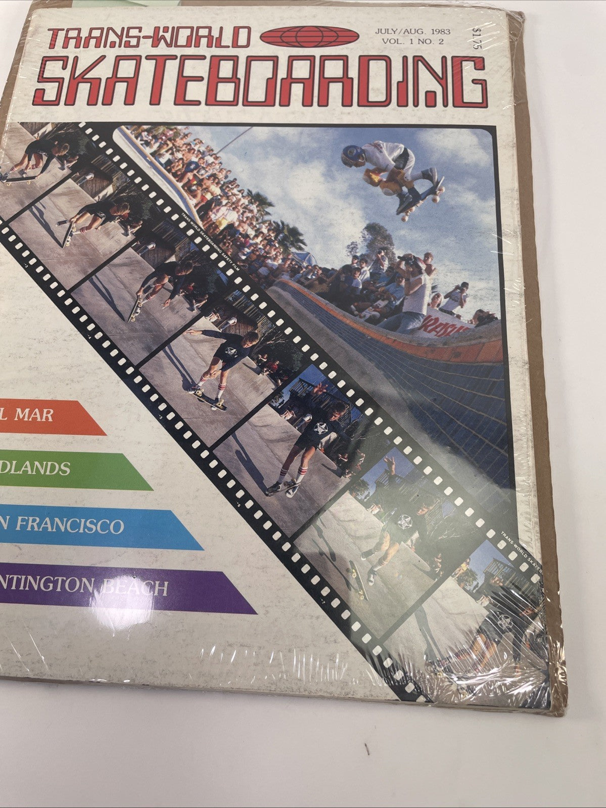 Trans-World Skateboarding Sports July/August 1983 Vol. 1 Issue 2 SADLANDS HB