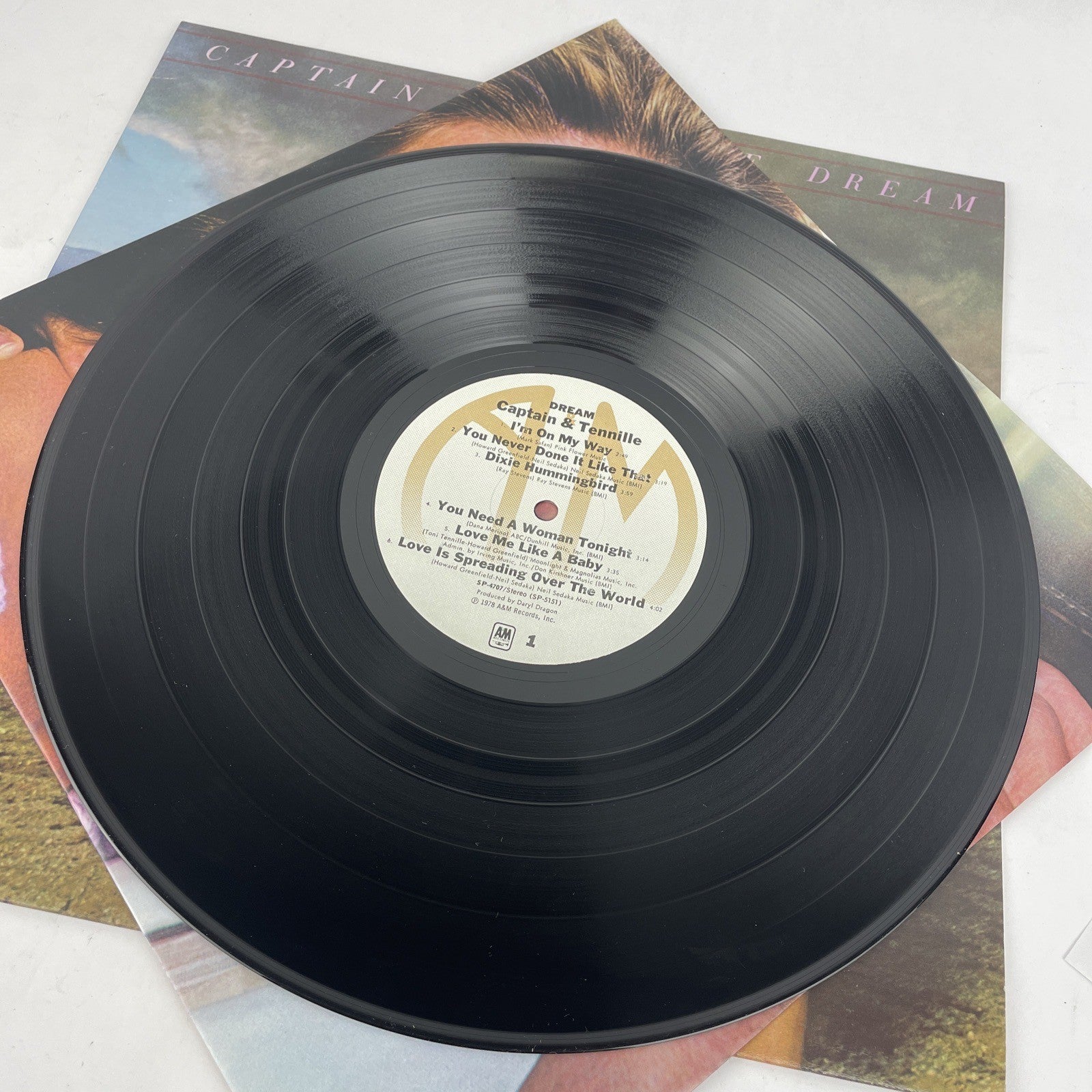 Captain & Tennille Dream A&M SP-4707 Vinyl Record Album LP 1978 A&M Records