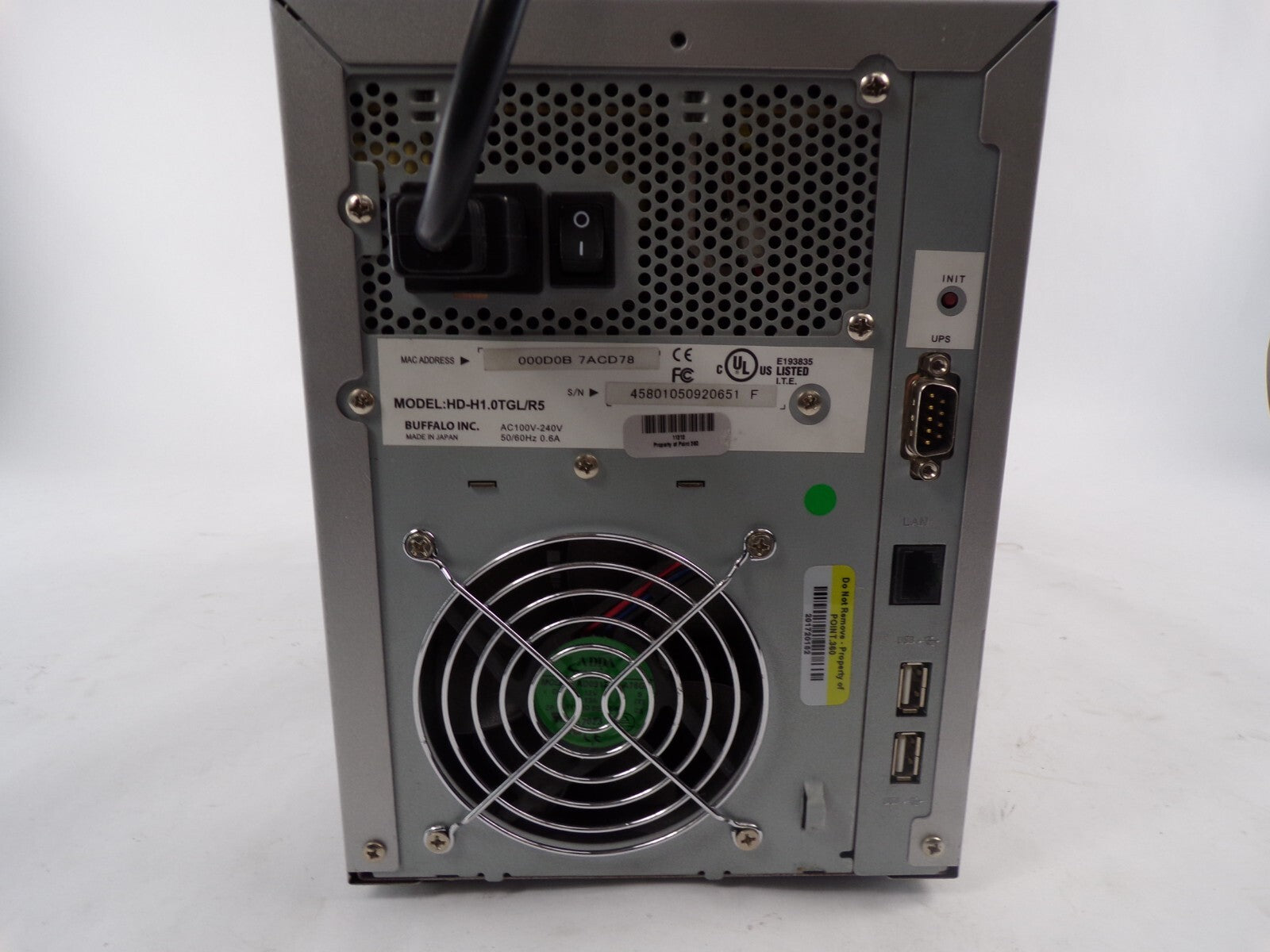 Buffalo Terastation HD-H1.0TGL/R5 4x-500GB NAS Network Storage Station