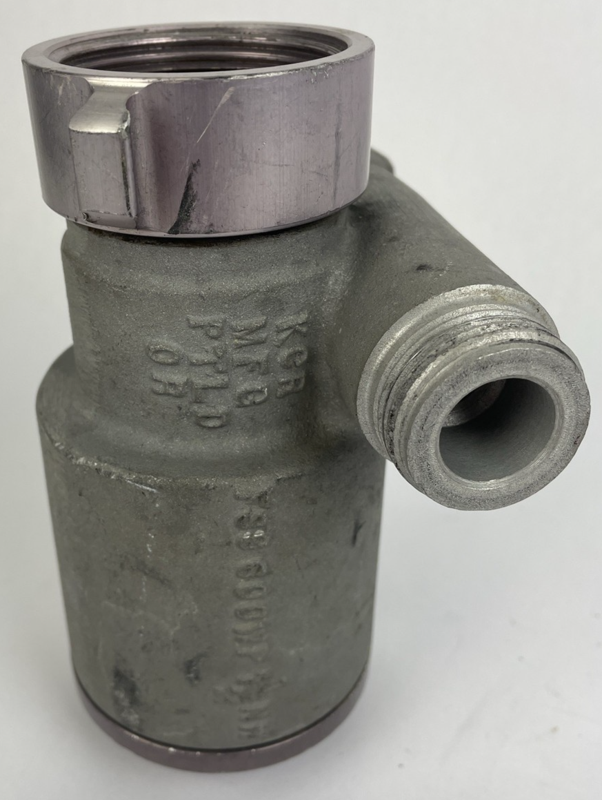 KCR MFG Portland Oregon U.S.A. FSS 600WP 1 1/2 NH Firefighter Control Valve