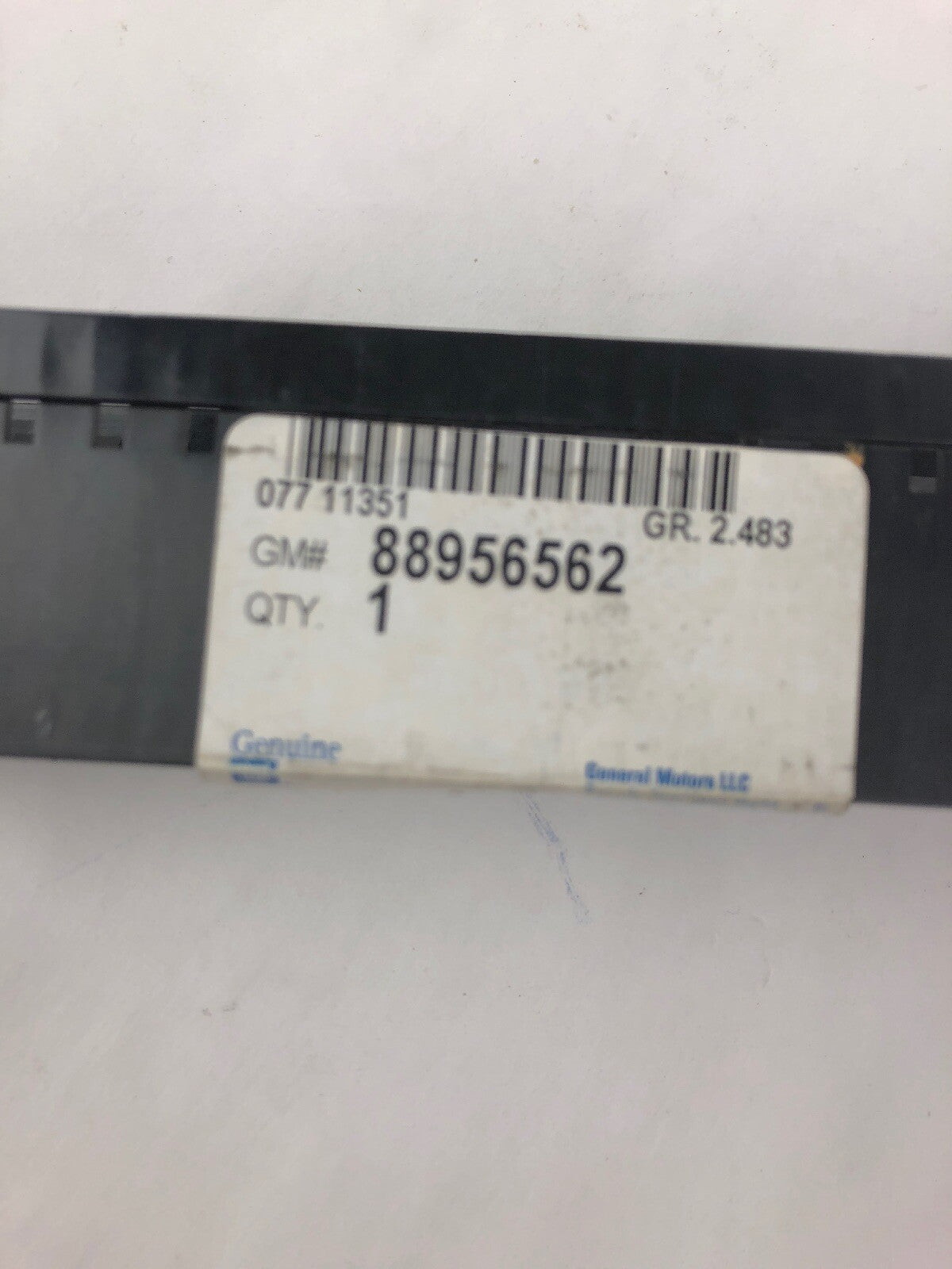 Genuine GM OEM 88956562 engine wiring harness junction fuse block electrical center direct replacement for compatible Chevrolet and Pontiac vehicles.