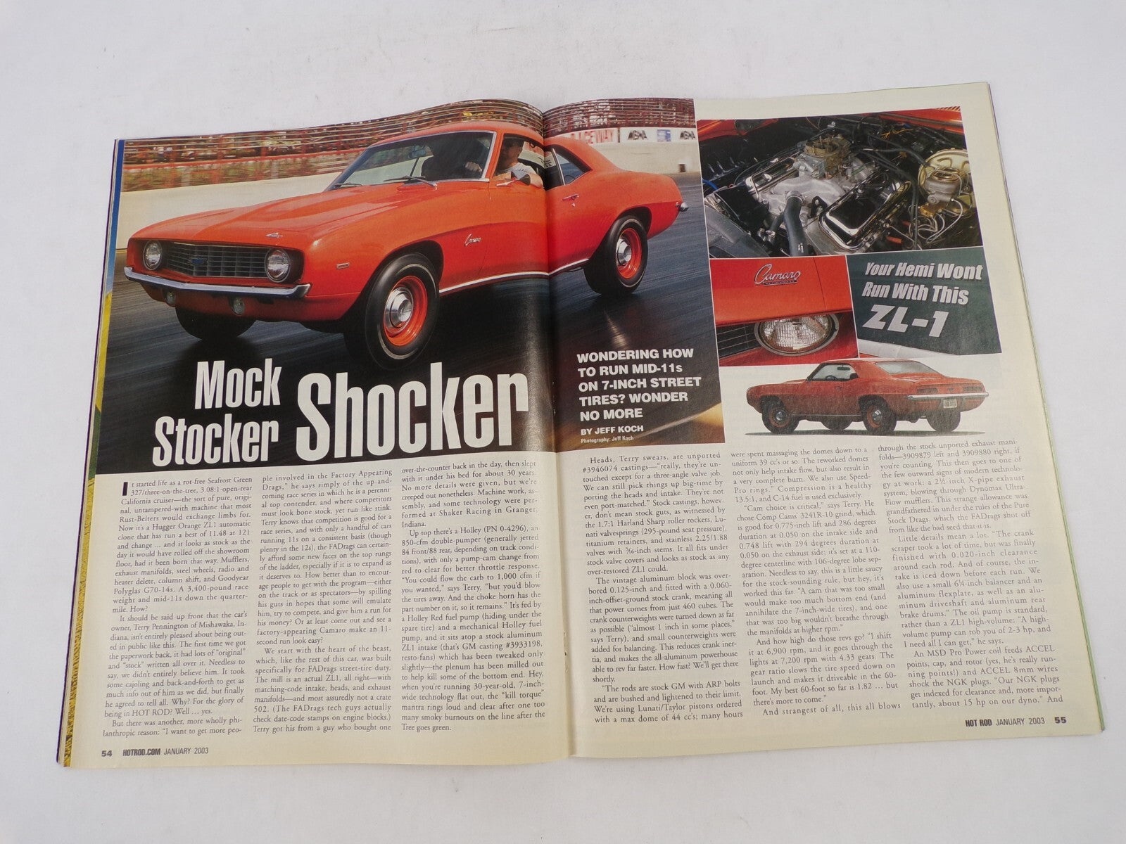 January 2003 Hot Rod Magazine 55 Years Inside The Hot Rod Archives With First Ed