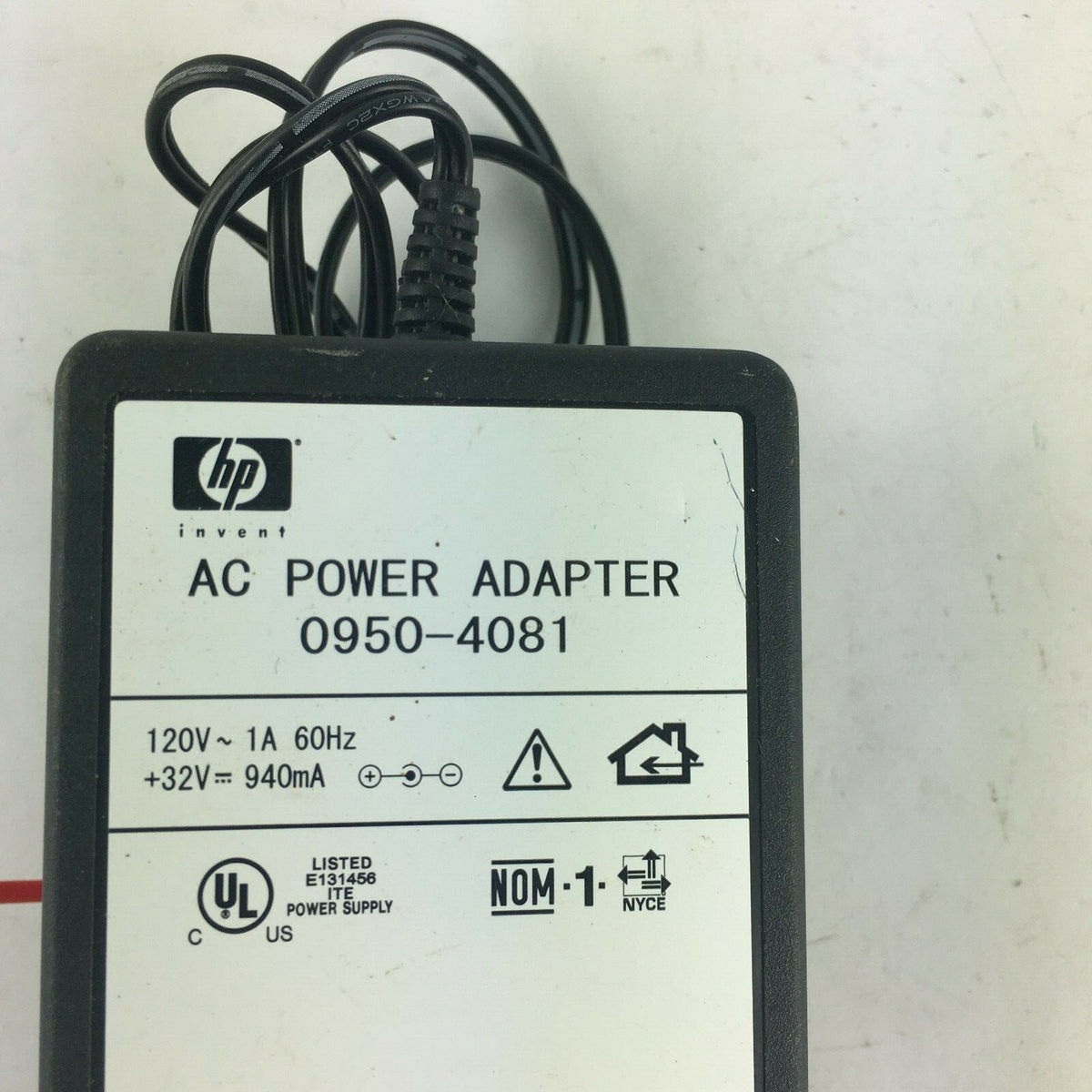 Genuine HP 0950-4081 A2H22D Output 32V 940mA Power Supply Adapter A4
