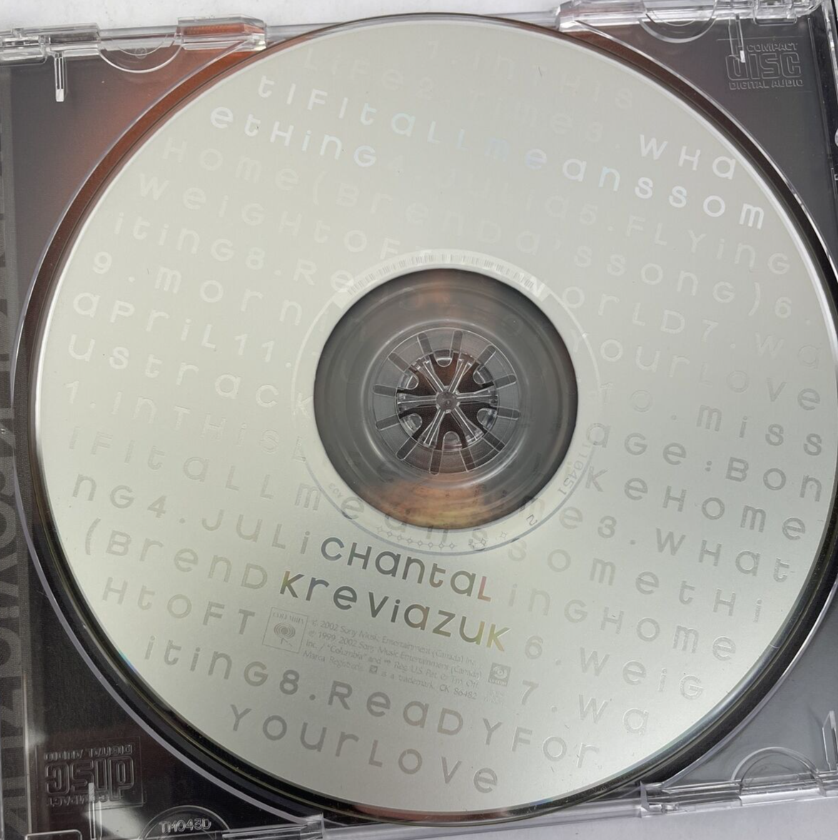 CHANTAL KREVIAZUK What If It All Means Something Digital Audio CD 2002 Columbia