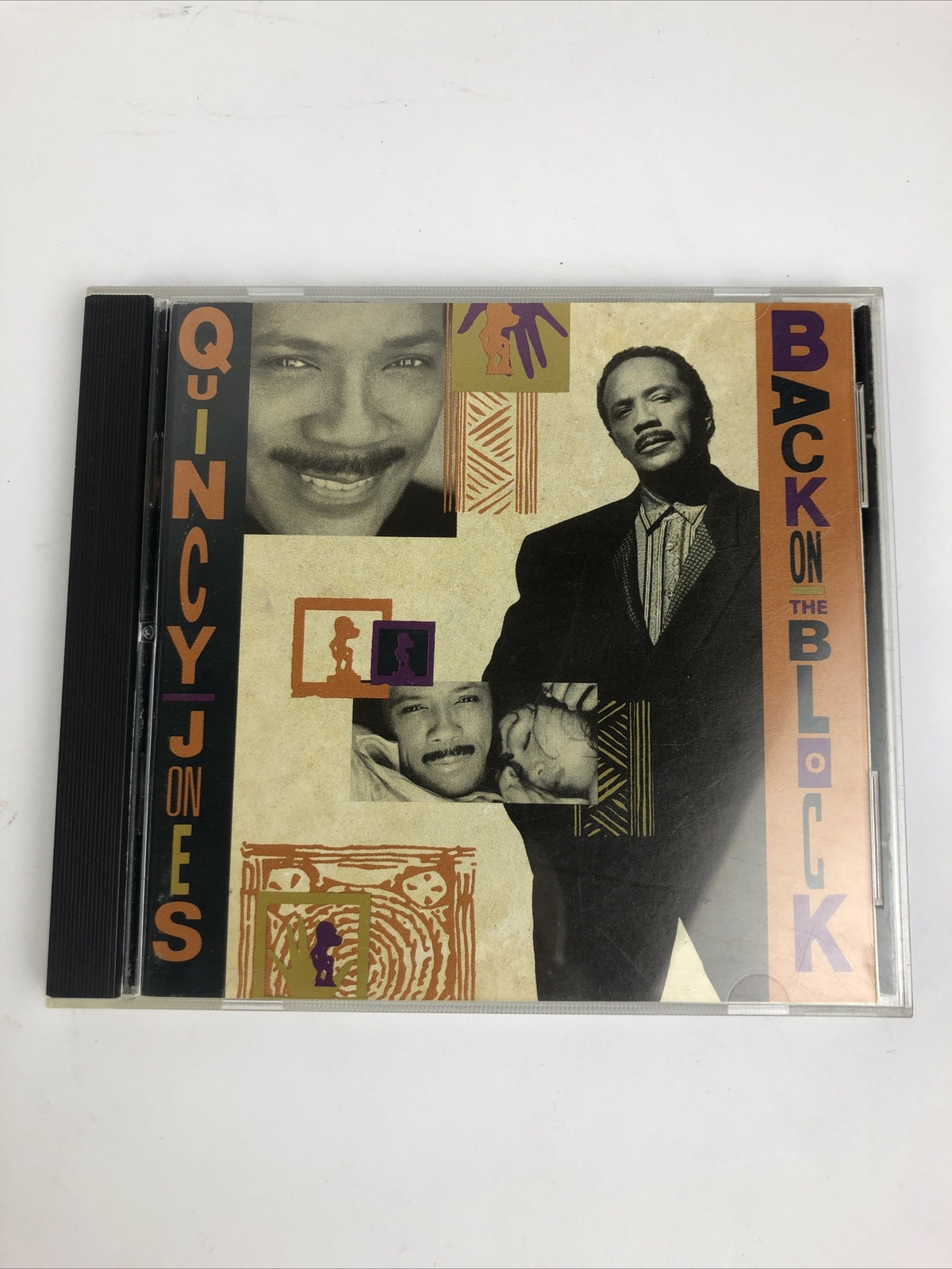 Quincy Jones - Back On The Block (CD, 1989, Qwest Records) VG+ Tested       #11