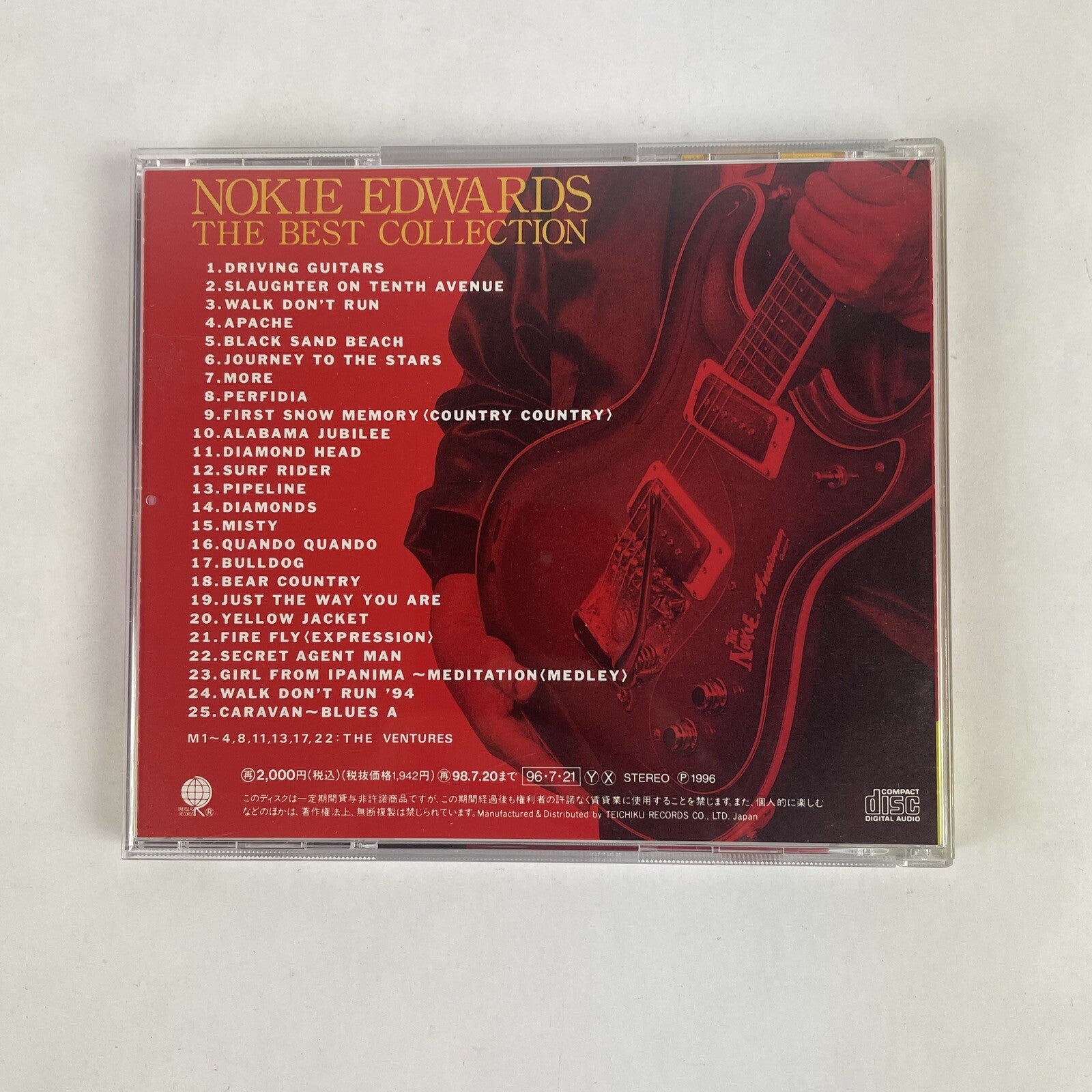 Nokie Edwards -  Nokie Edwars The Best Collection CD Japanese Import    #17