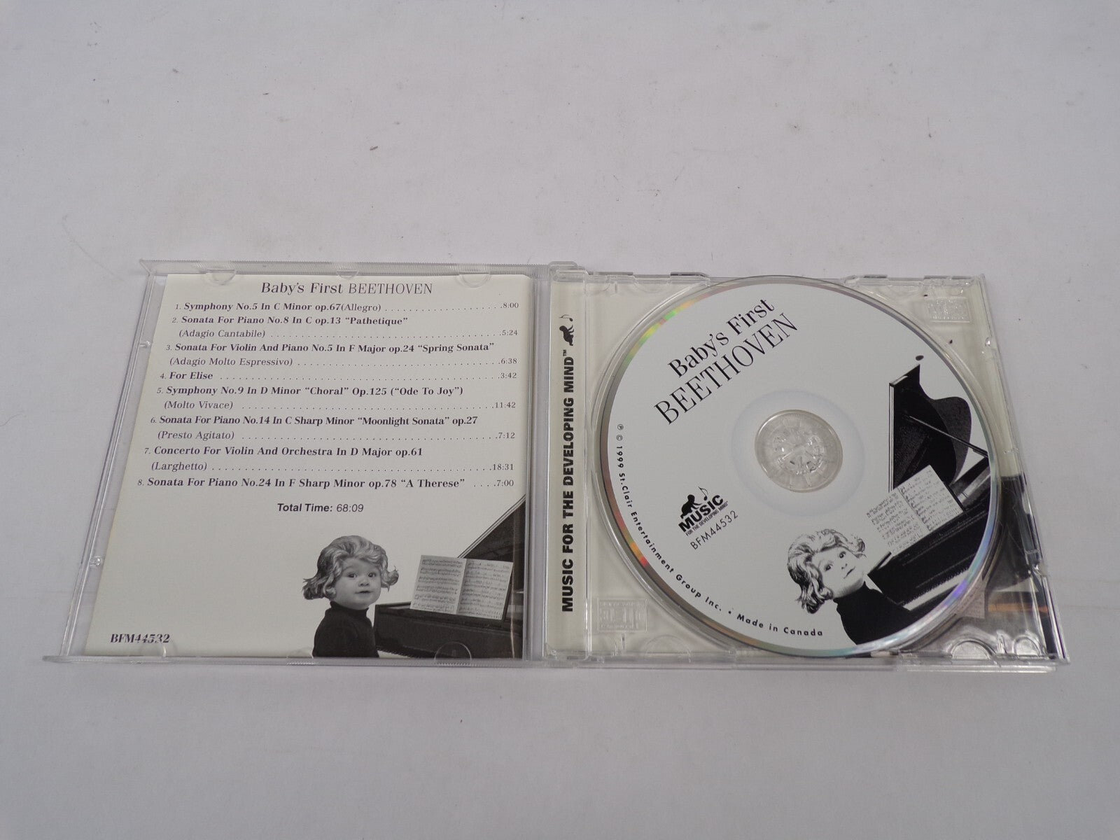Baby's First Beethoven Symphony No. 5 In C Minor Sonata For Piano No. 8 In CD#25