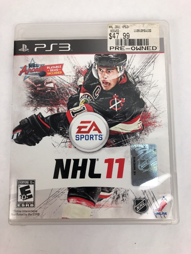 (Sony PlayStation 3, 2010).NHL 11  Fast Free First Class Shipping