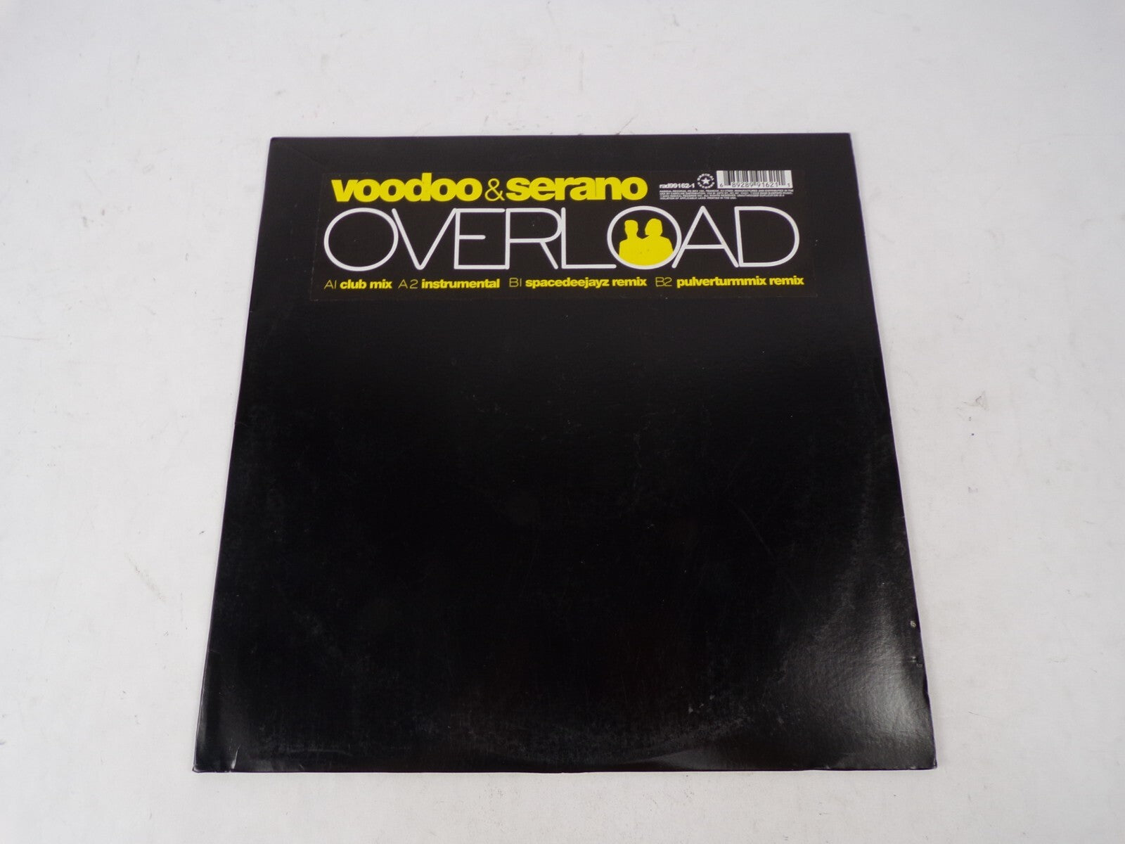 Voodoo & Serano Overload Club Mix Instrumental Pulverturmmix Remix Vinyl Record