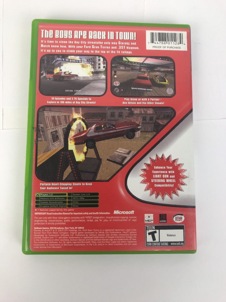 Starsky Hutch Disk, Case, Manual Included Xbox Original Mint