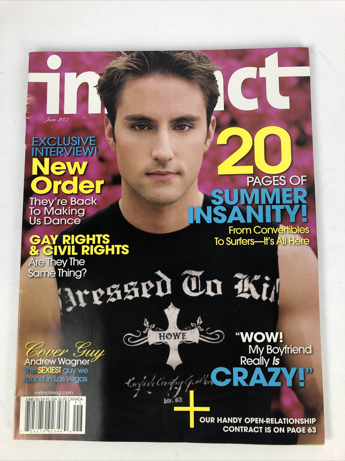 2005 June INSTINCT Magazine Andrew Wagner Summer Insanity *VGC*