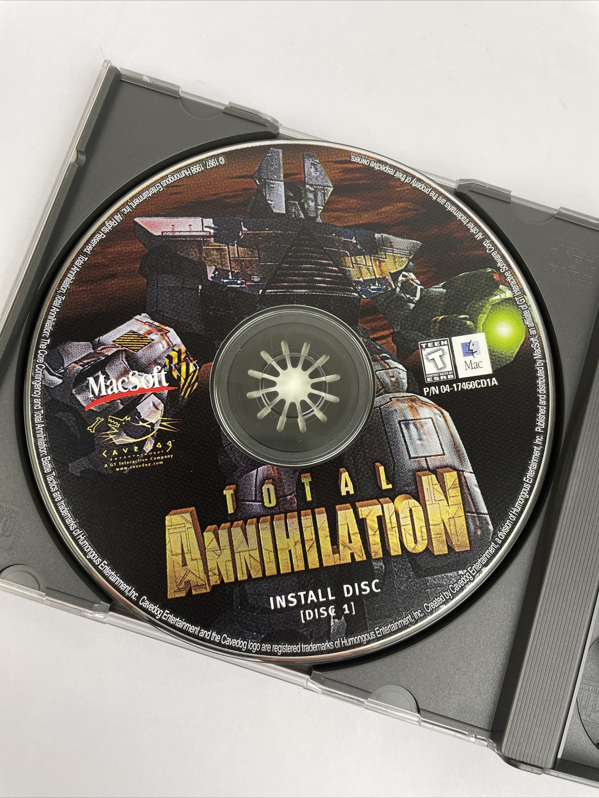 Total Annihilation MacSoft Macintosh iMac Gold Edition Apple, 1997/98 Mint Discs