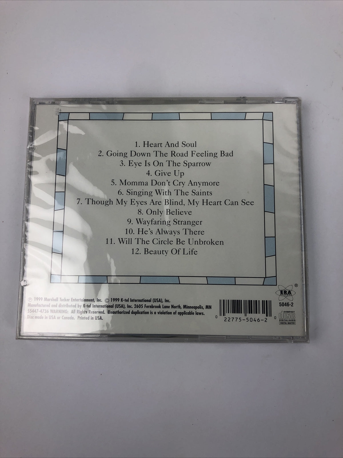 MARSHALL TUCKER BAND - Gospel - CD ERA Records 1999 - Brand New Look  #2