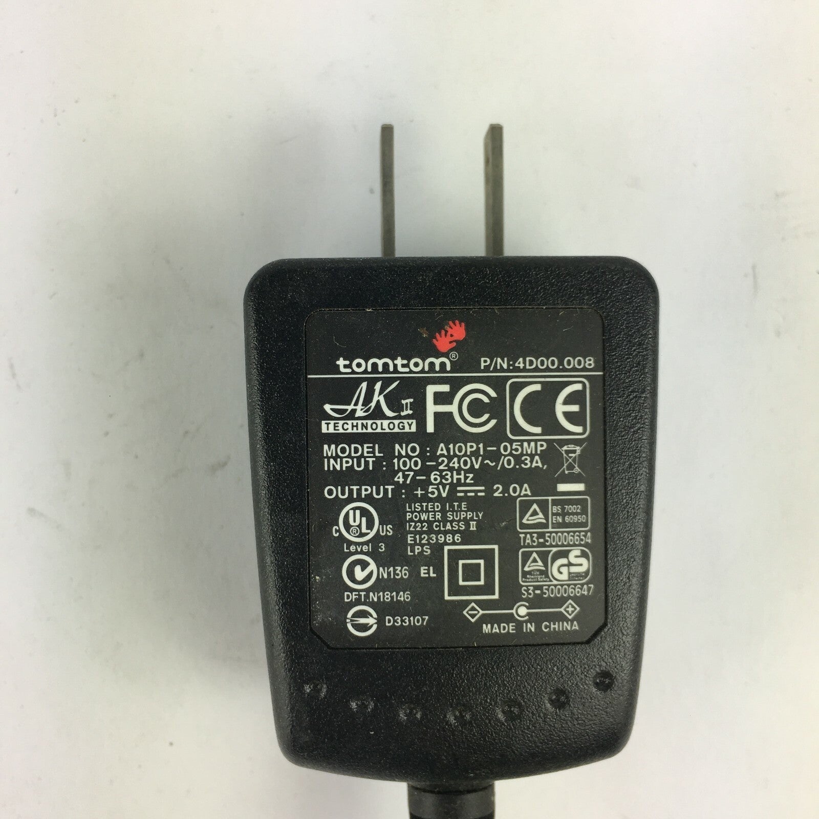 Genuine Tomtom A10P1-05MP Output 5V 2.0A Power Supply Adapter A53