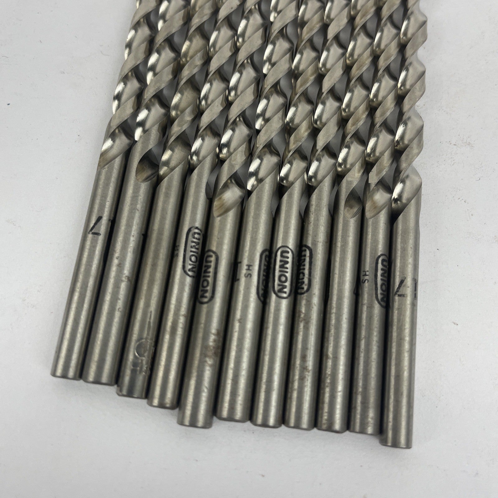 Lot of 11 x UNION #17 Jobber Length 4.34mm HS Drill Bit- USA MADE
