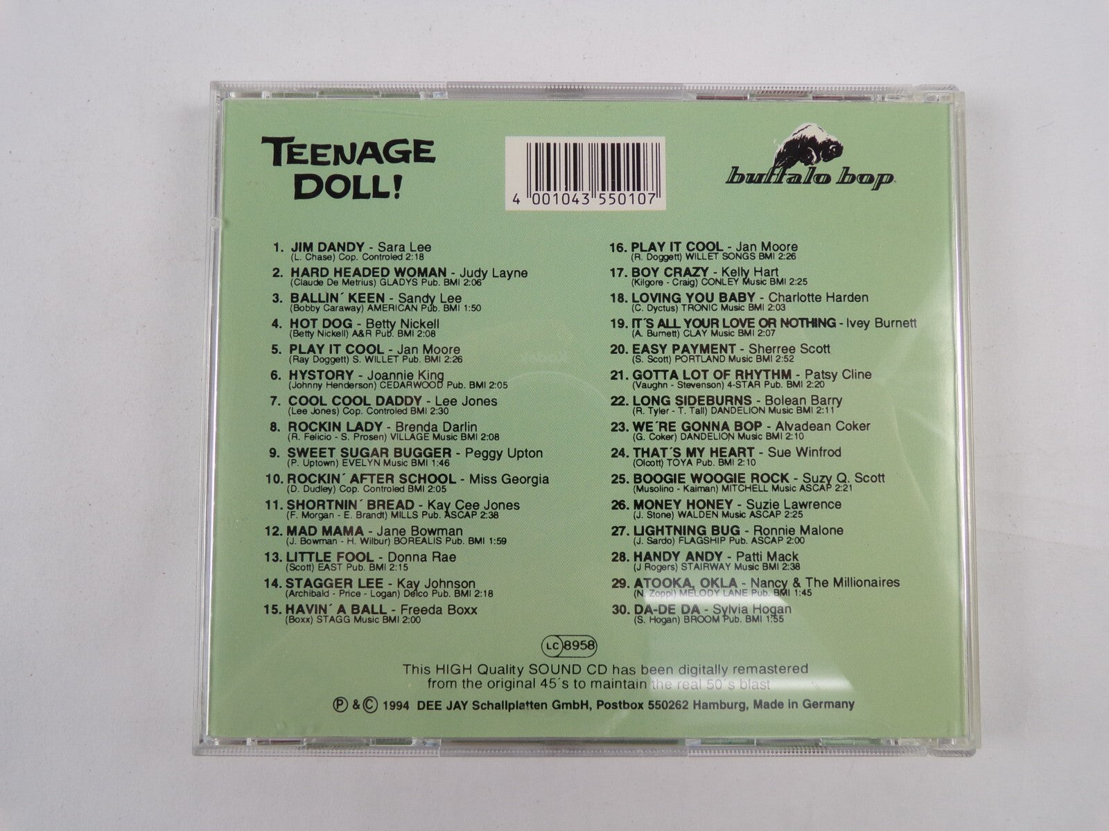 Teenage Doll! Jim Dandy Hard Headed Woman Hot Dog Rocin Lady Mad Mama CD #18