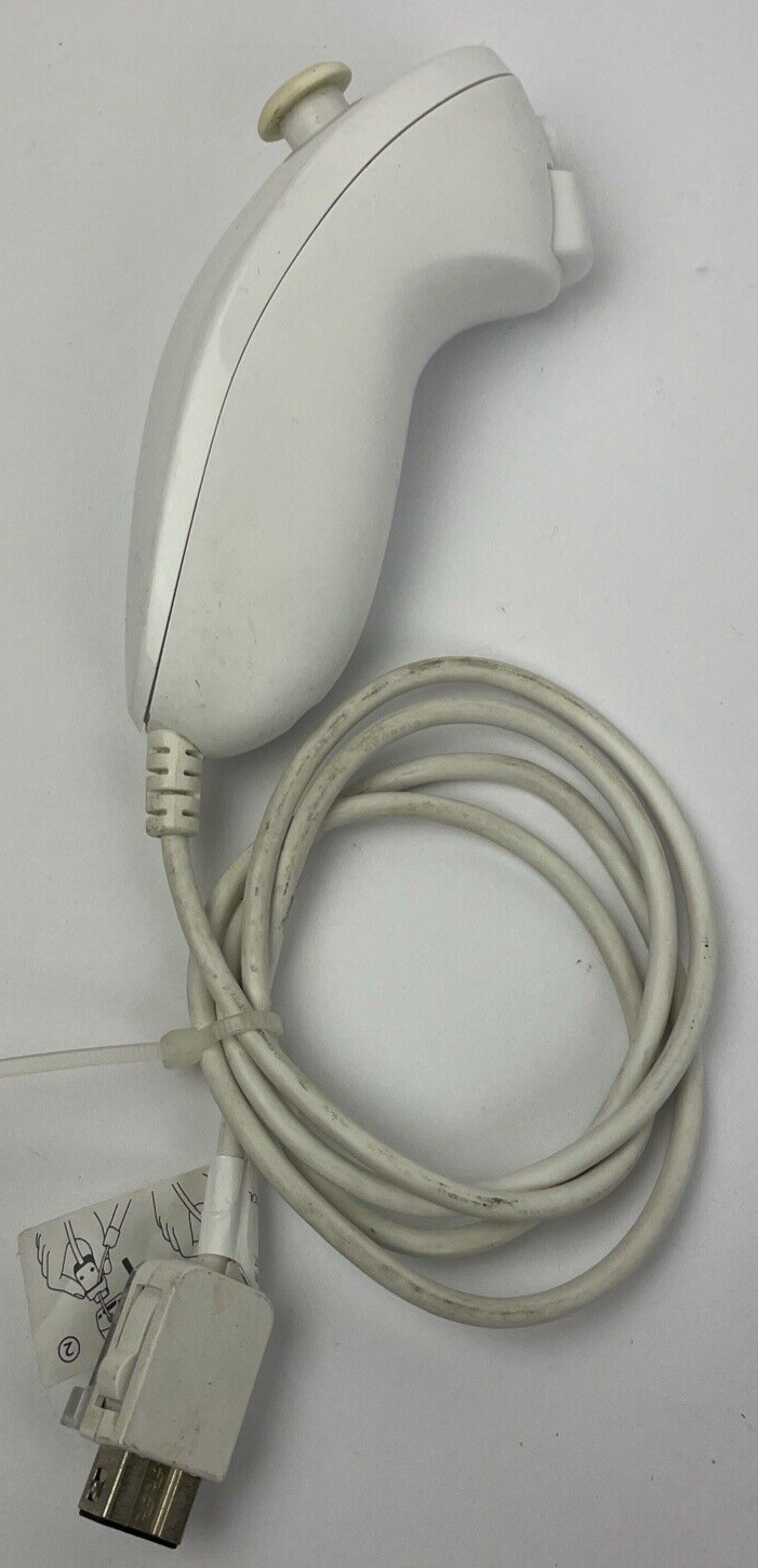NUNCHUCK NUNCHUK CONTROLLER REMOTE FOR NINTENDO Wii & WII U US VGC