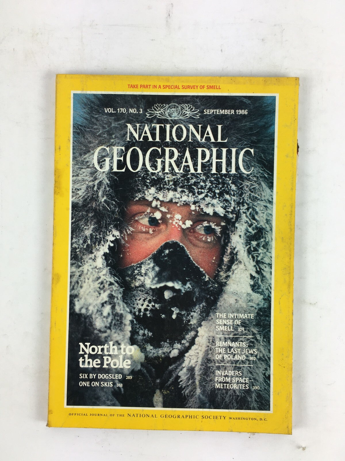 September 1986 National Geographic Magazine North to the Pole Remnants Last Jews
