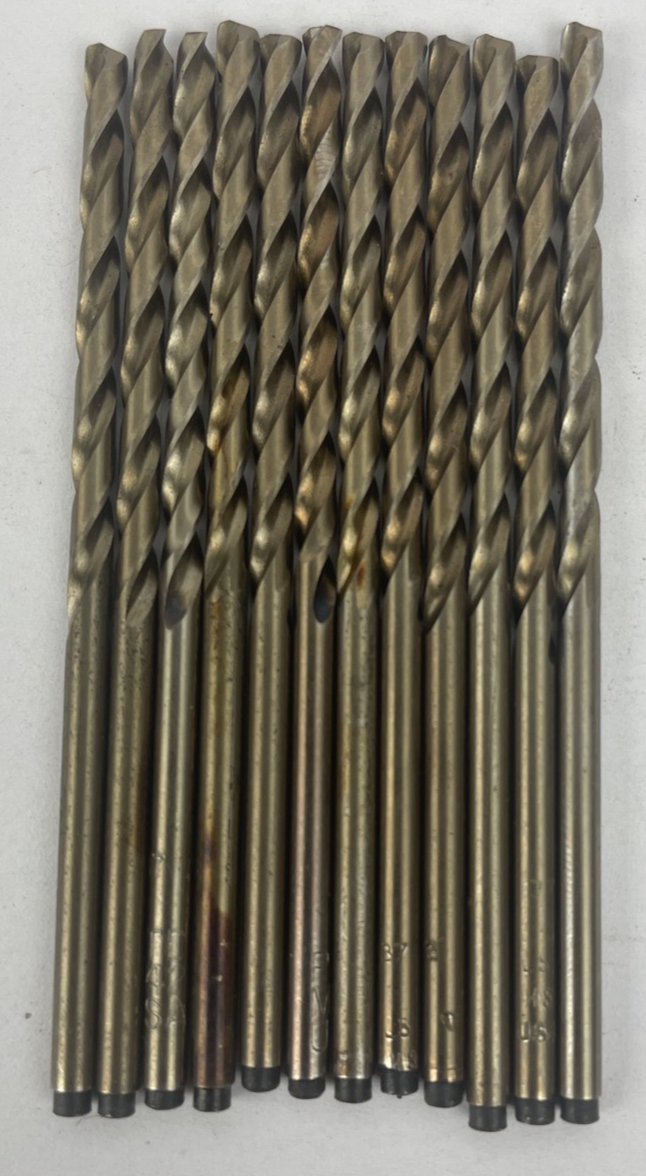 Lot 10 x No.37 HSS High Speed Steel Drill Bit Straight Shank Qty. 10  2.95mm #9