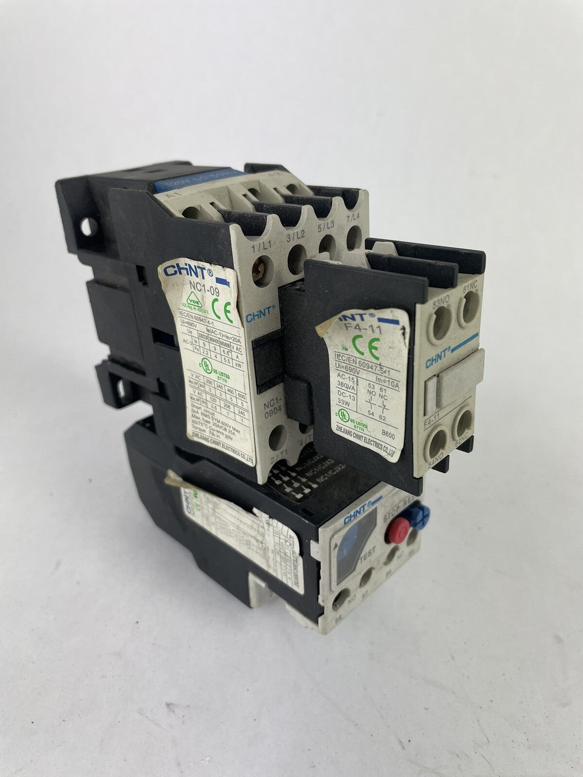 CHINT NC1-09 CONTACTOR NC1-0910 + F4-11 + NR2-25