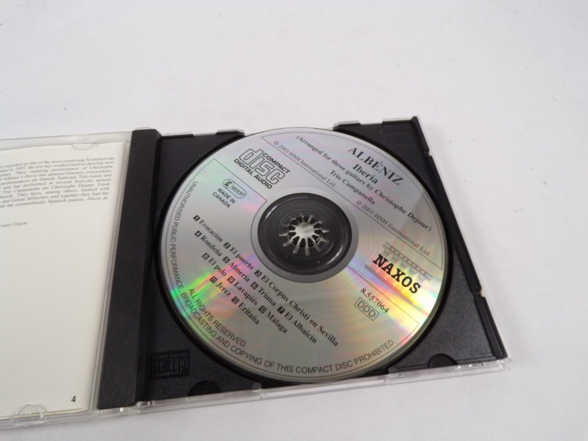 Albeniz Iberia Trio Campanella Guitar Collection CD#43