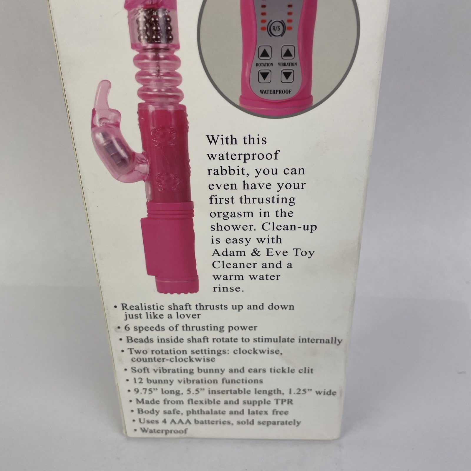 Adam and Eve Eve's First Thruster Rabbit Vibrator Toy Pink