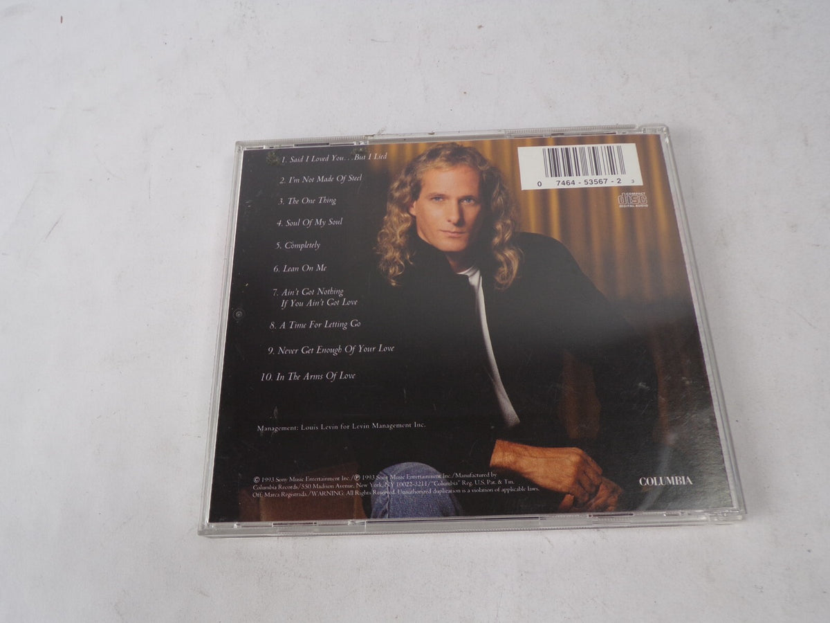 Michael Bolton The One Thing Said I Loved You But I Lied I'm Not Made Of CD#62