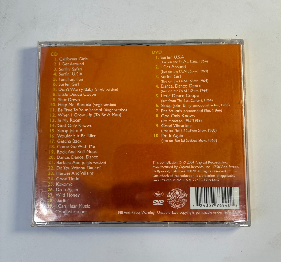 Beach Boys - Sights And Sounds Of Summer CD+DVD Capitol 2004 Best Of Greatest