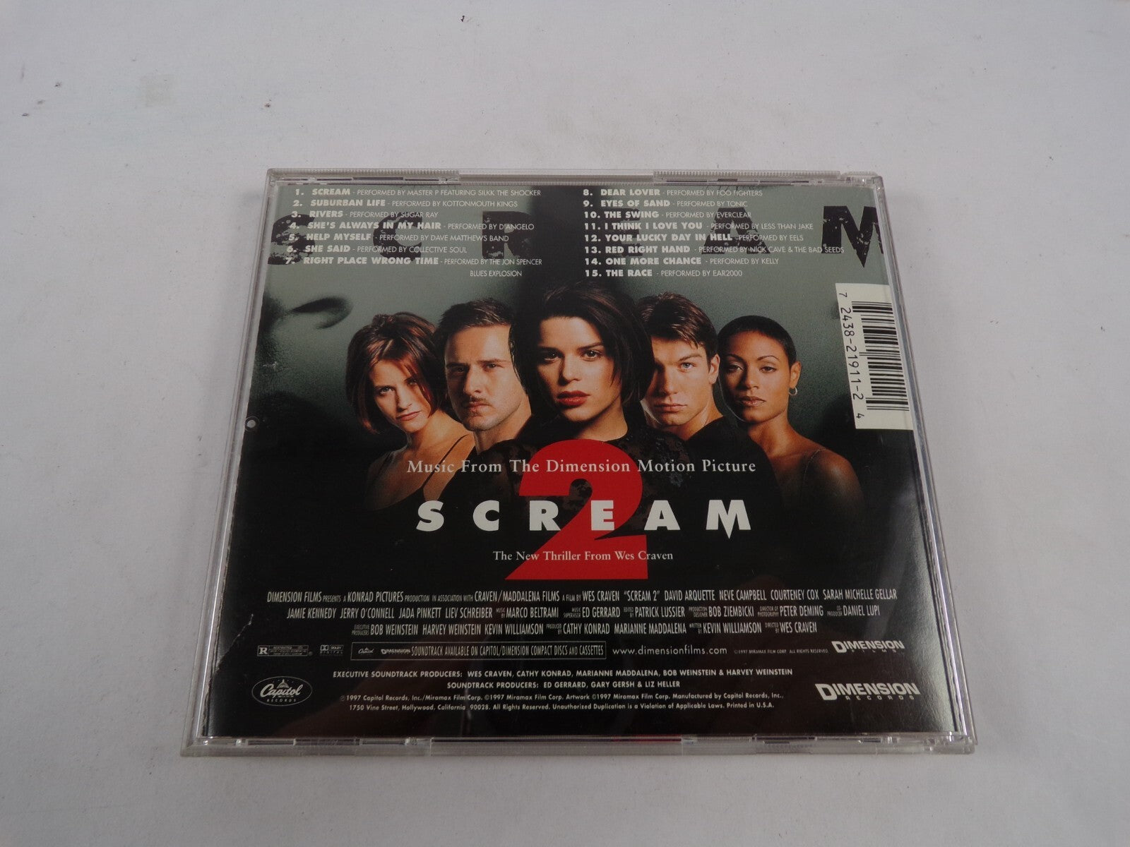 Music From The Dimension Motion Picture 2 Scream The New Thriller Fromm CD #43