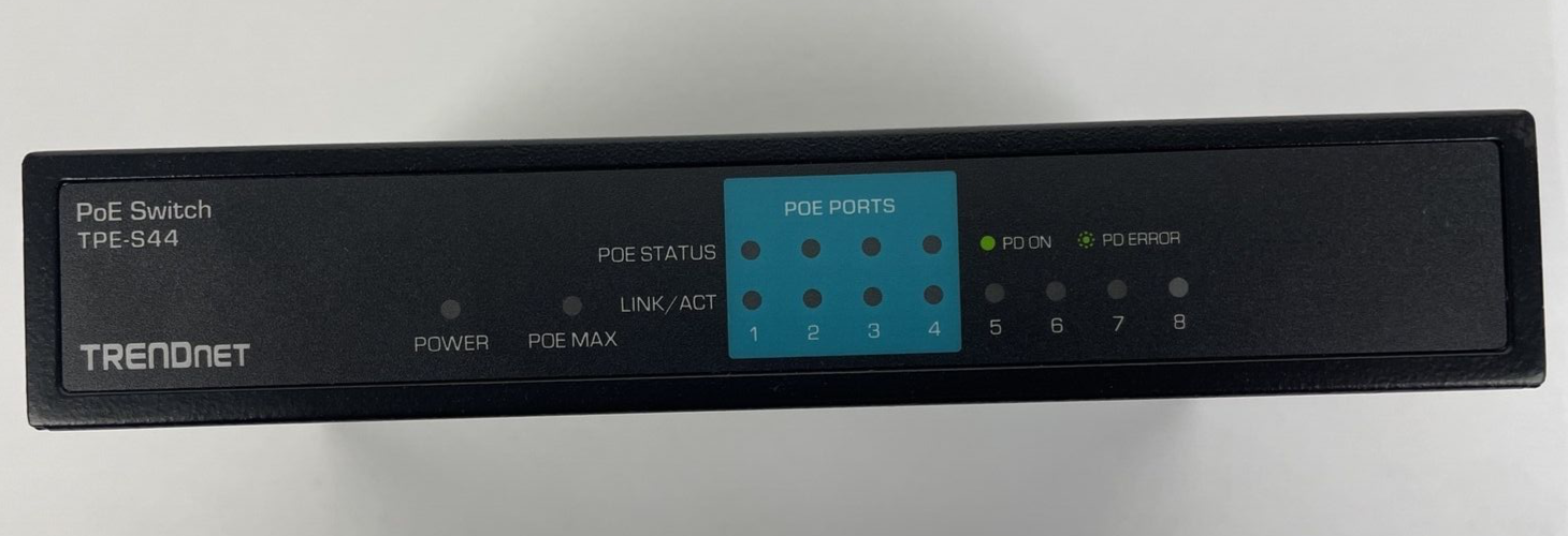 TRENDnet  TPE-S44 8-Port Fast PoE Ethernet Switch Great For Small offices LOOK