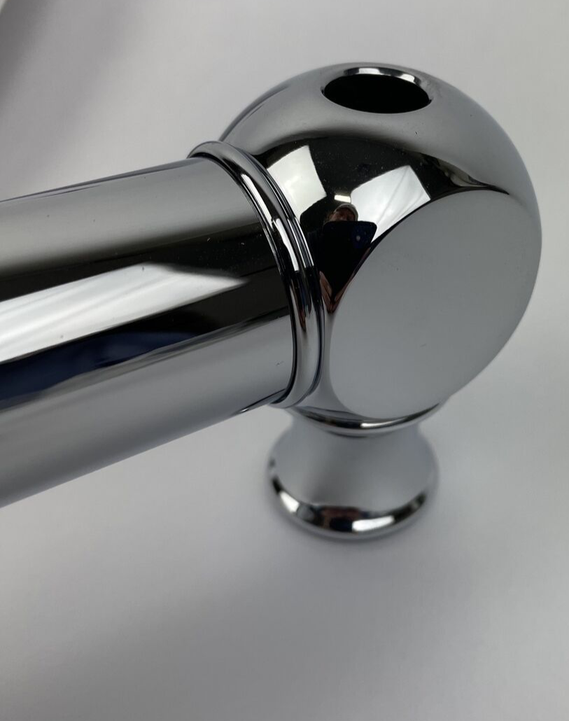 Jalco G70-12H-12W-PCH polished chrome 90 degree grab bar