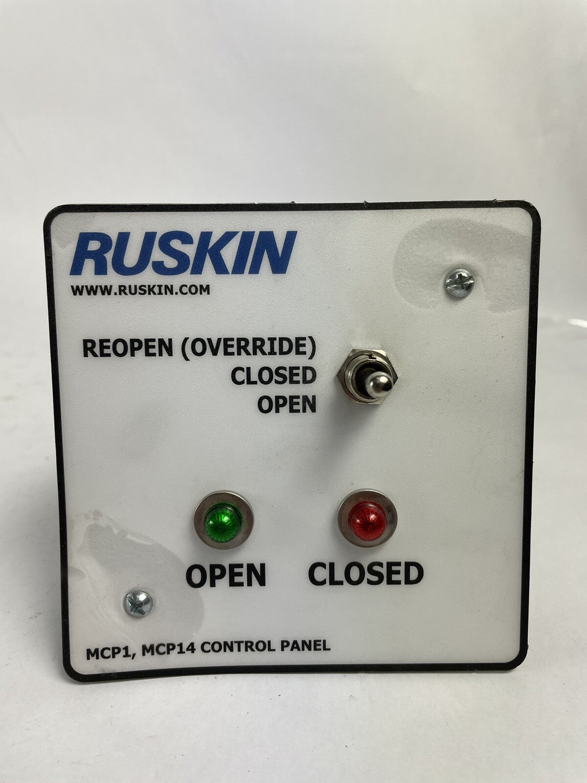 Ruskin MCP-1 Master Control Panel used with the TS150 MCP14 