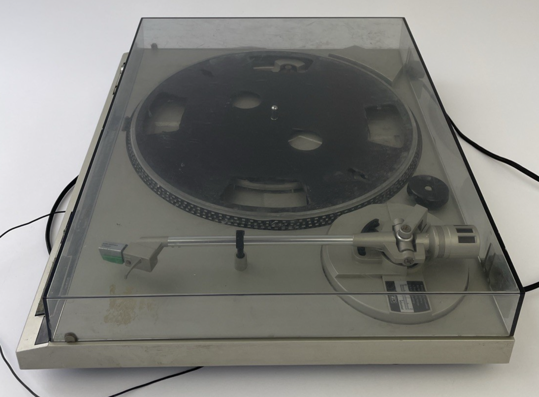 Technics SL-B100 Turntable w Audio Technica TC150EP Stylus For Parts or Repair