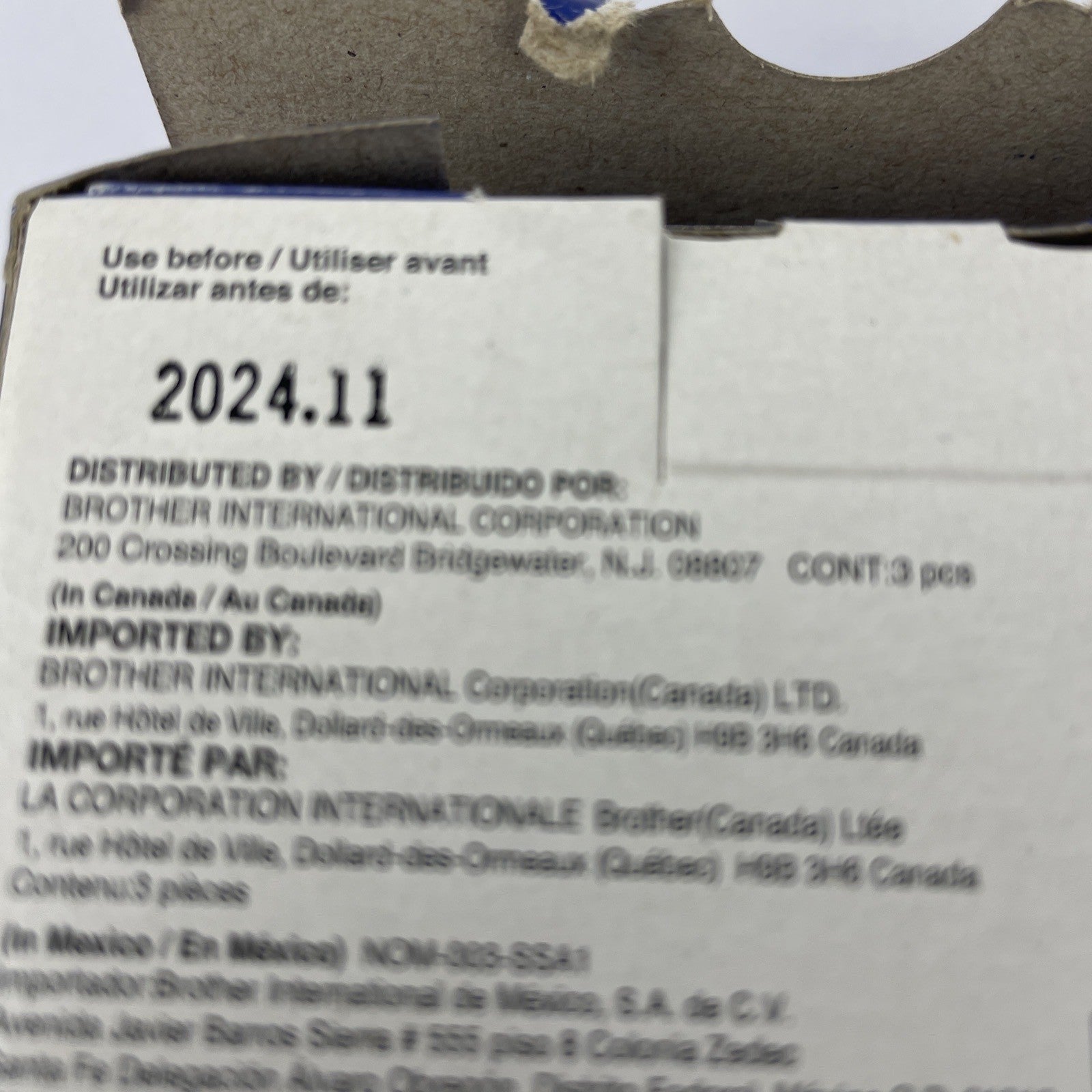 Genuine Brother Ink Cartridges LC103CL XL Magenta Yellow Cyan EXP 11/2024