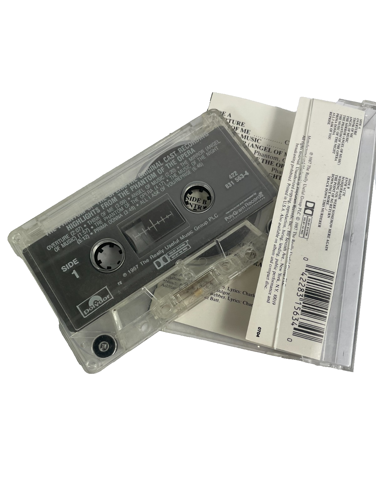 Highlights from The Phantom of the Opera Michael Crawford Sarah #Cassette
