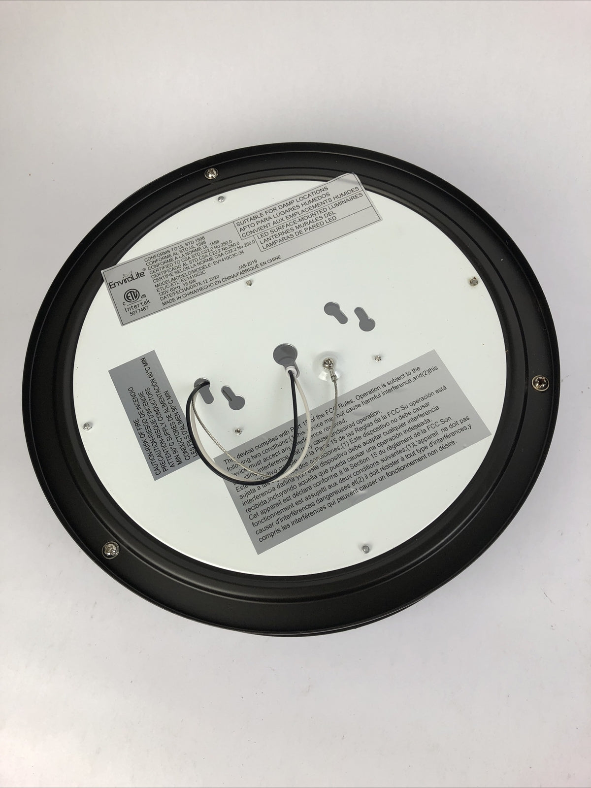 10" Oil Bronze Integrated LED Selectable CCT Round Ceiling Light Flush Mount