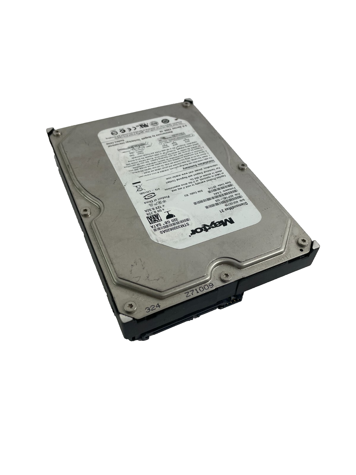 Maxtor DiamondMax 21 Model STM3320620AS 320GB Internal Hard Drive Cache 16 MB