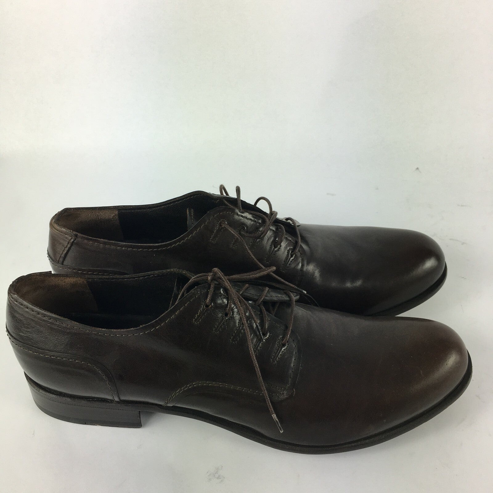 Genuine Gianni Barbato Stylish Derby Style Black Shoes for Men Size 42