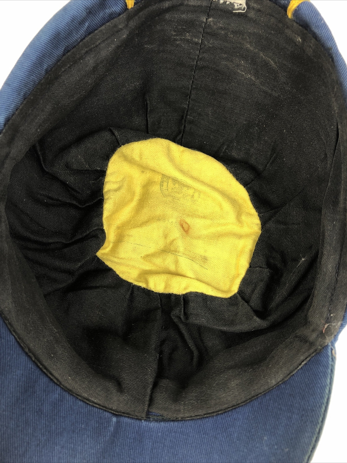 VINTAGE 60s 70s Cub Scouts BSA Blue Gold Uniform Hat Boy Scout Official Wolf Cap