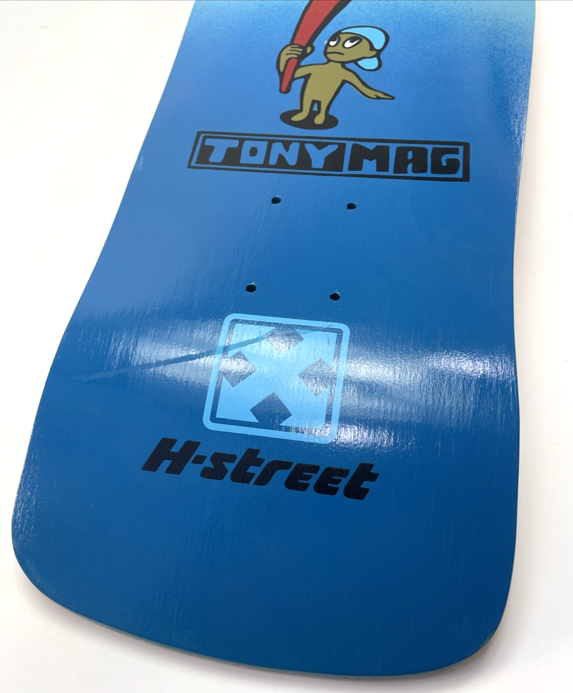 Tony Magnusson H Street Kid And Cross Reissue 1980s Wood Hell Concave Blue Fade