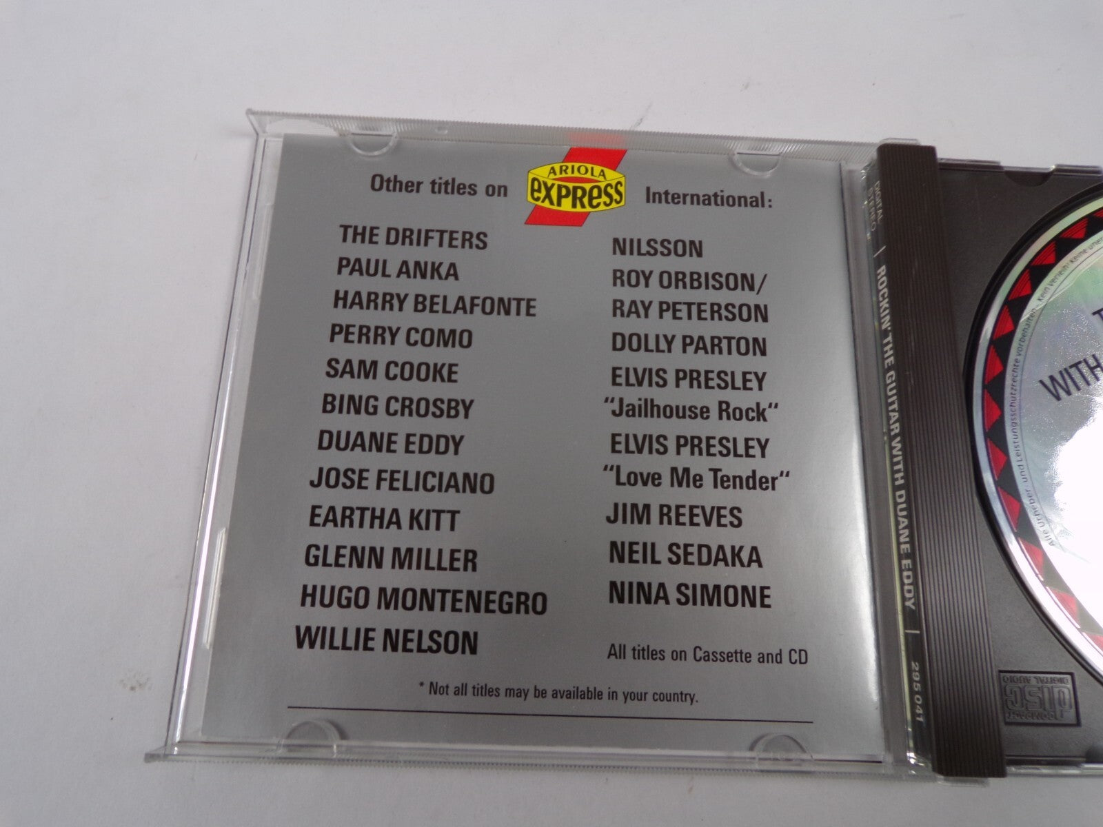 Rockin The Guitar With Duane Eddy Rebel Rouser Last Date The Feud RebelsoulCD#62