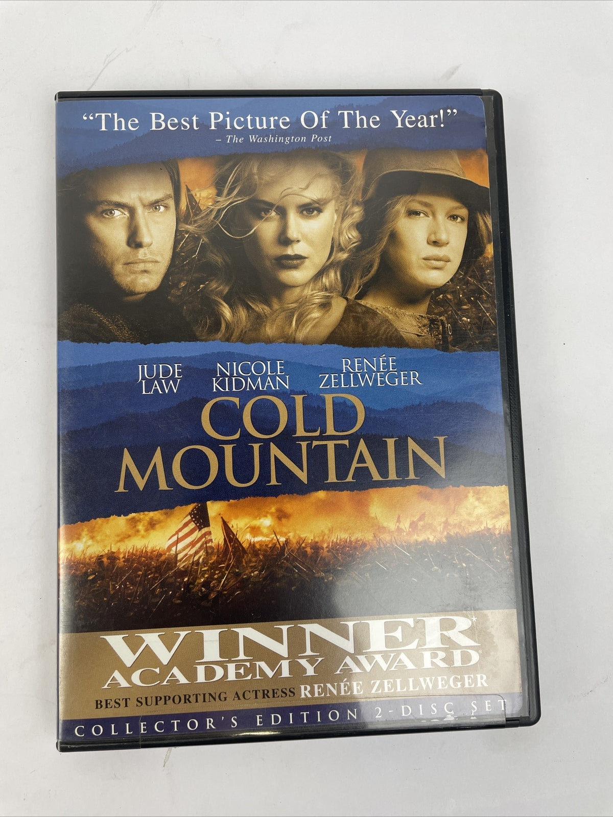 DVD MOVIE COLD MOUNTAIN 2 DISC SPECIAL EDITION JUDE LAW NICOLE KIDMAN MINT Discs