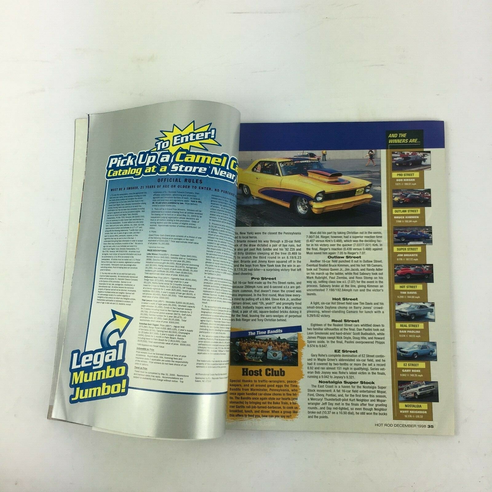 December 1998 Hot Rod Magazine Fuel Injection for Everybody! 400hp!! EFI 351Ford