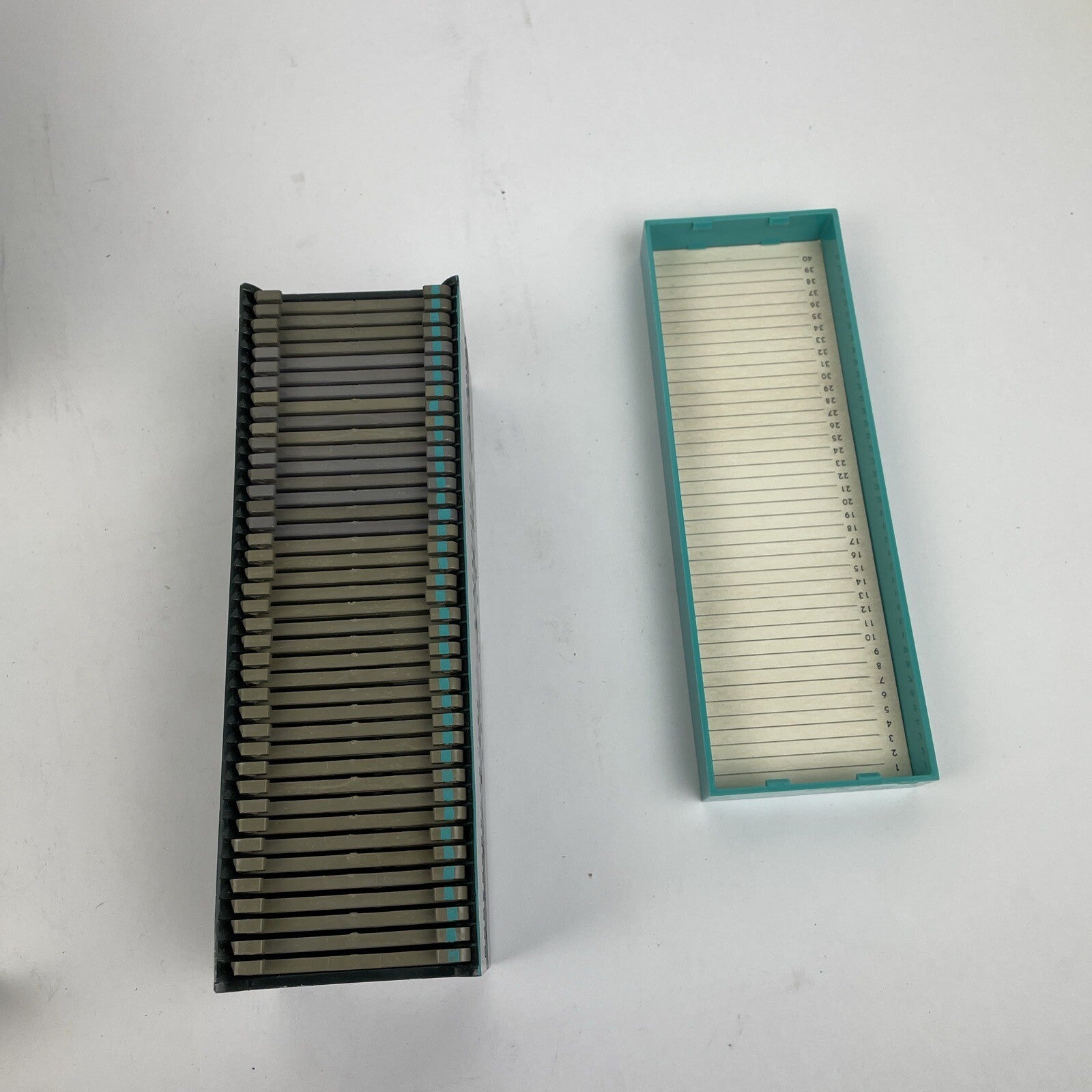 Lot of 6 x Bell & Howell Master Forty Slide Trays + 237 Vintage 1960 Slides LOOK