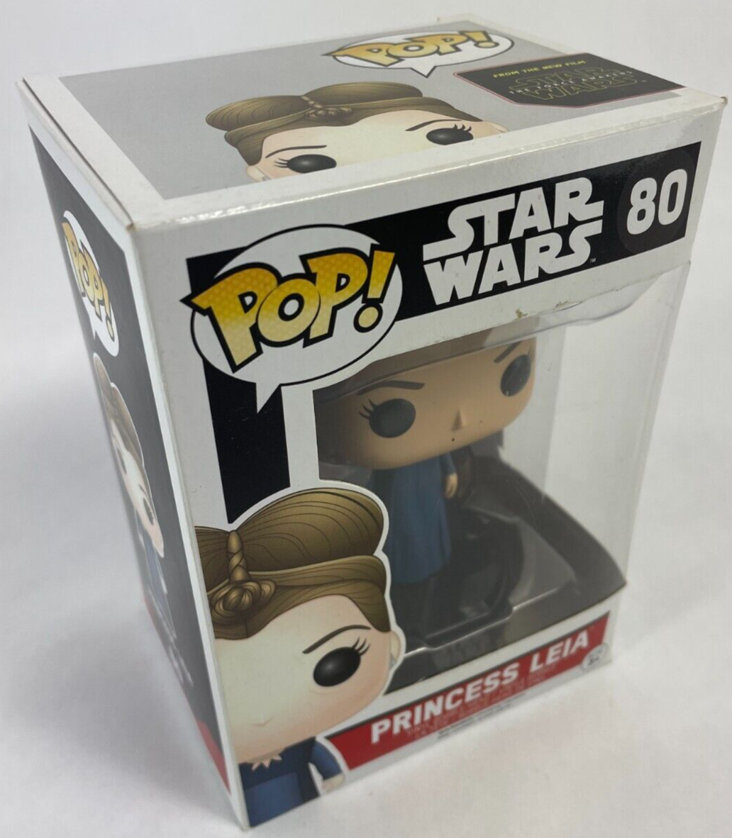 FUNKO POP Star wars The Force Awakens 80 Princess Leia Vinyl Bobble Head NEW