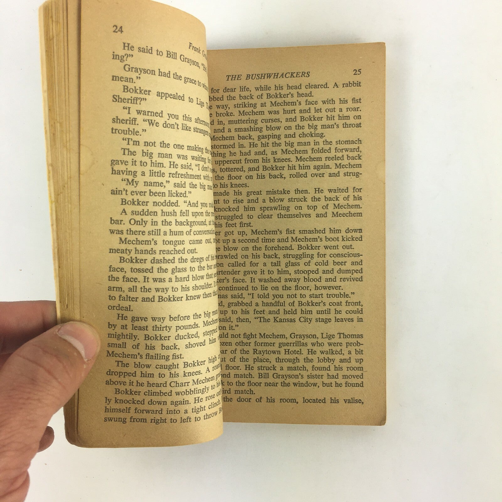 Frank Gruber The Bush-Whackers The Thunderbolt Novel of An Innocent Man