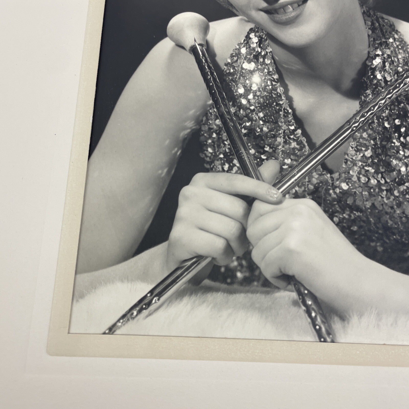 Vintage 1956 Photo Baton Twirlers Portrait Miss Ann Lampkin California 8"x 10"