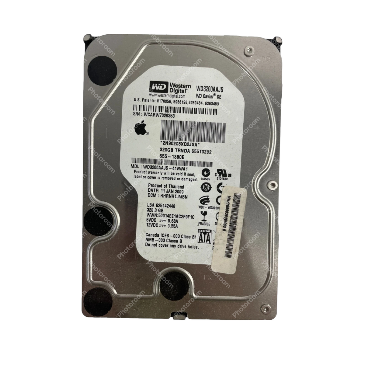 Western Digital Model WD3200AAJS - 41VWA1 SATA Hard Disk Drive Cache 8 MB